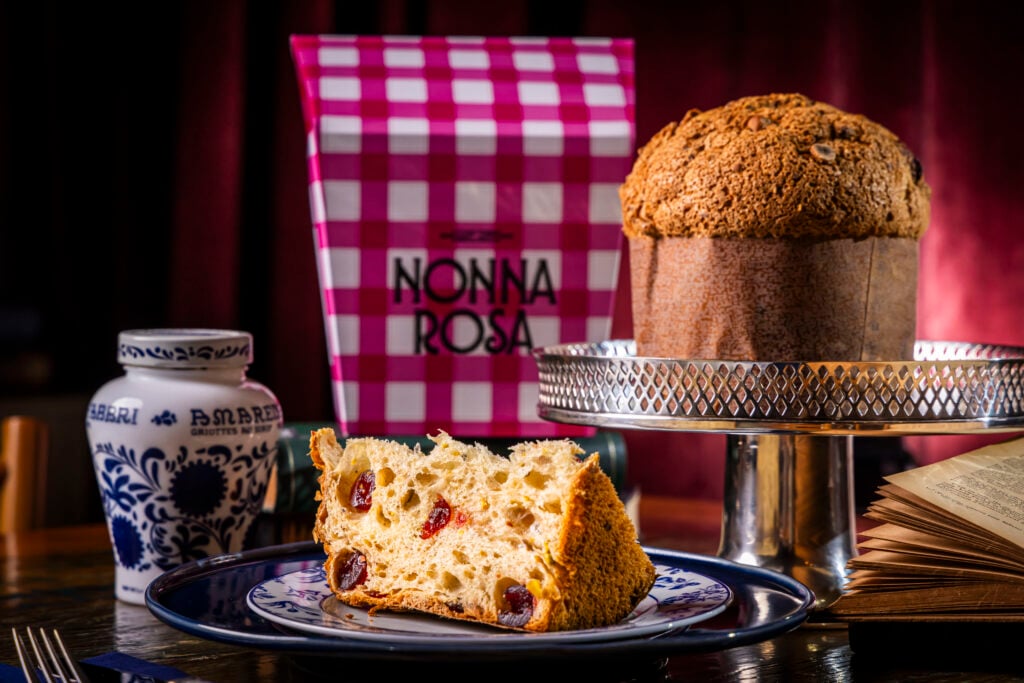 Panettone de Amarena e Pistache é o novo sabor do Nonna Rosa | Foto: Mario Rodrigues