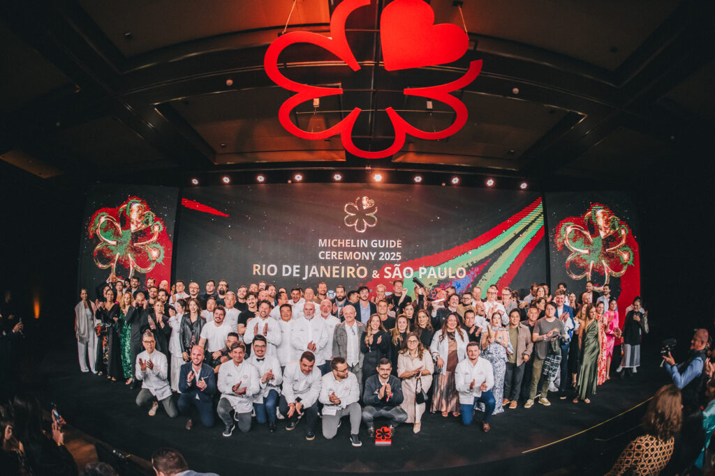 Evento reuniu grandes nomes da gastronomia paulistana e carioca, nesta segunda-feira (12), em SP | Foto: Divulgação Guia Michelin 