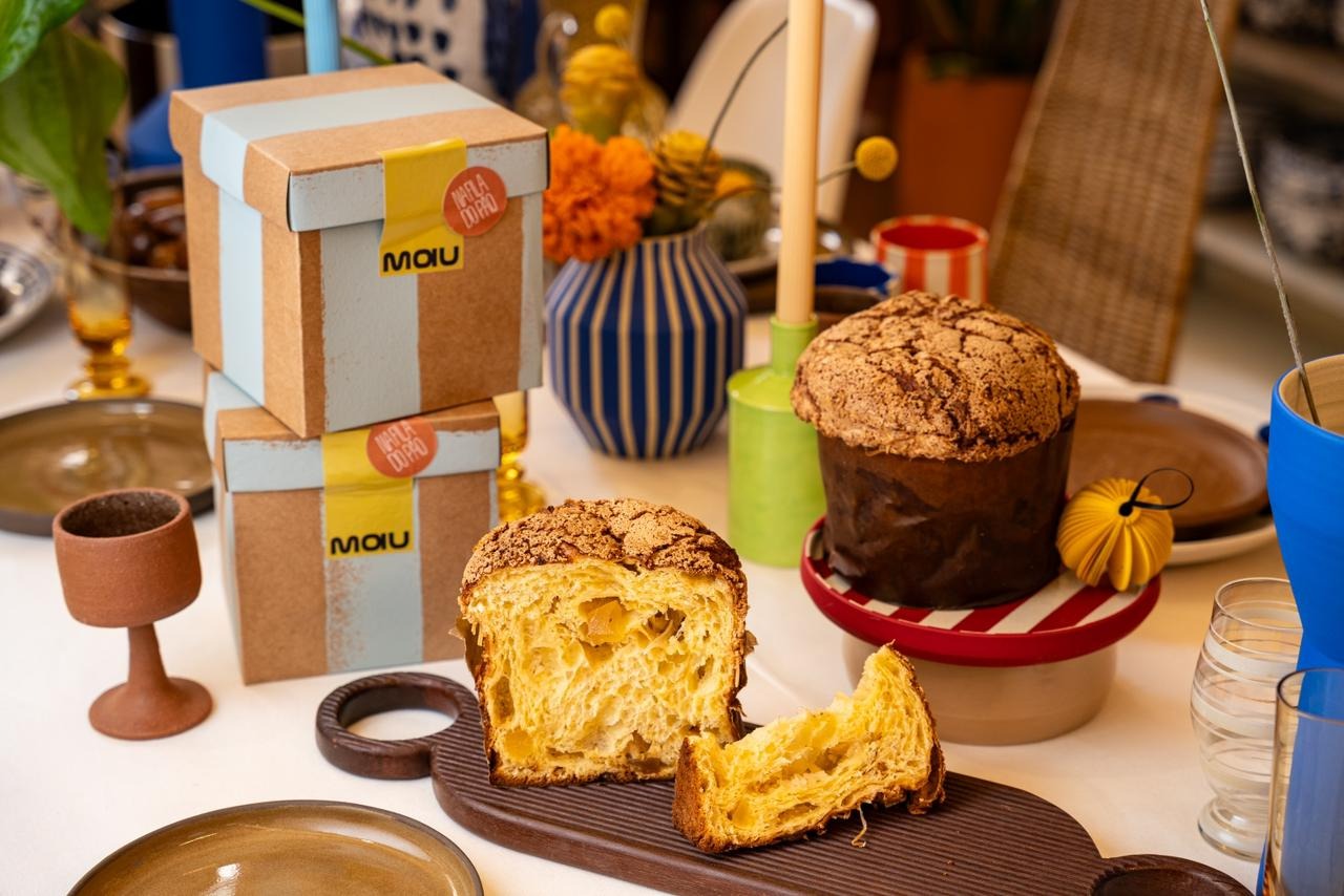 Panetone Mau da collab entre Na Fila do Pão e o arquiteto Maurício Arruda | Foto: Divulgação